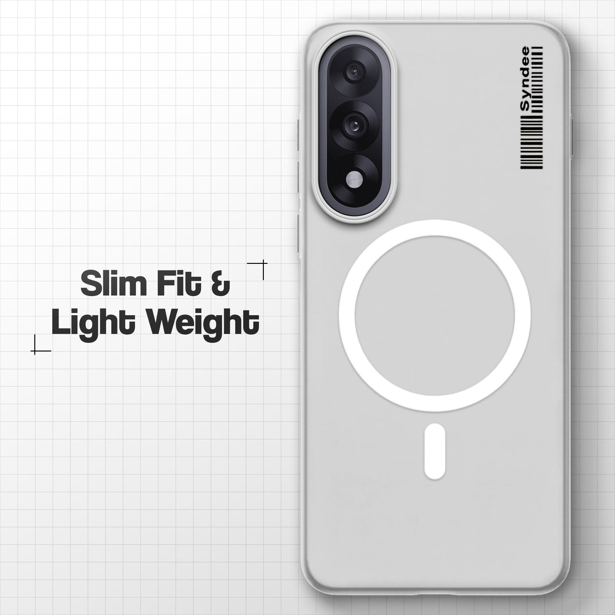 Frosted Sleek Matte With Raised Camera Protection Back Cover Case For OnePlus Nord 5 5G