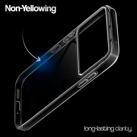 Crystal Clear Anti-Yellow Transparent Back Cover Case With Camera Ring Protection for Nothing Phone 3
