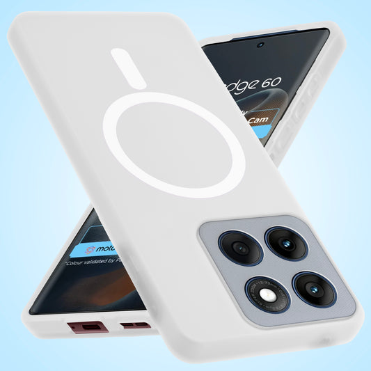 Classic Matte Silicone Back Case for Motorola Moto Edge 60 5G