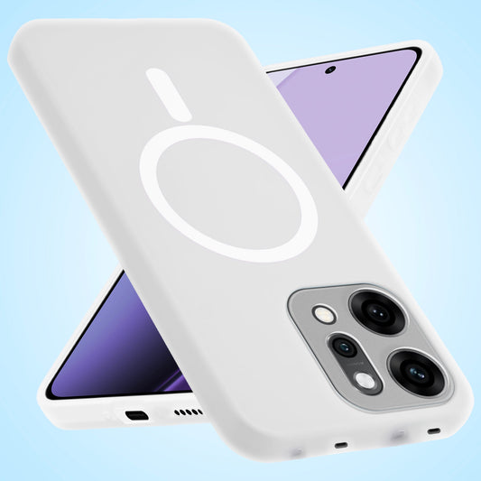 Classic Matte Silicone Back Case (Fake Magsafe) - Images are for reference only. You’ll receive your selected model.