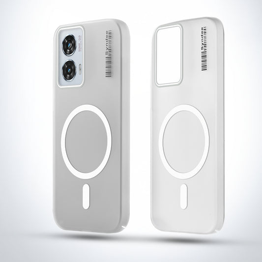 New Elegant Frosted Matte Slim Back With MagSafe Support Back Case For Motorola Edge 50 Fusion 5G