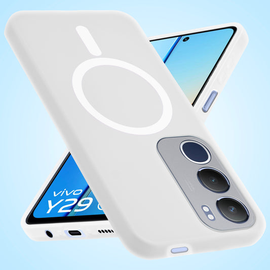 Classic Matte Silicone Back Case for Vivo Y29 5G