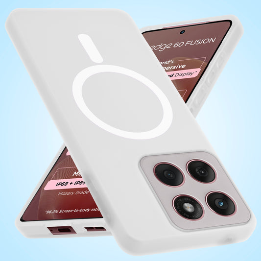 Classic Matte Silicone Back Case for Motorola Moto Edge 60 Fusion 5G