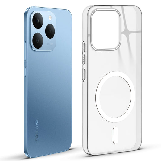 Anti-Yellow Scratch Resistant Case Support Magnetic Accessories Back Cover For Realme 15T 5G