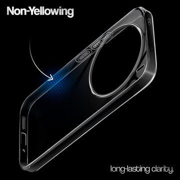 Crystal Clear Anti-Yellow Transparent Back Cover Case With Camera Ring Protection for Vivo X200 Pro 5G