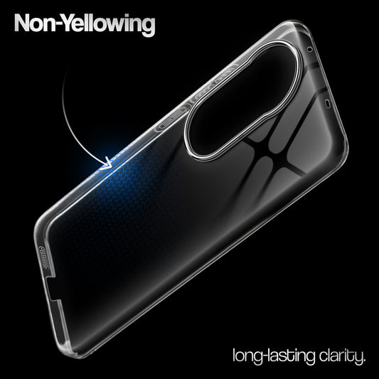 Crystal Clear Anti-Yellow Transparent Back Cover Case With Camera Ring Protection for iQOO Z10R 5G