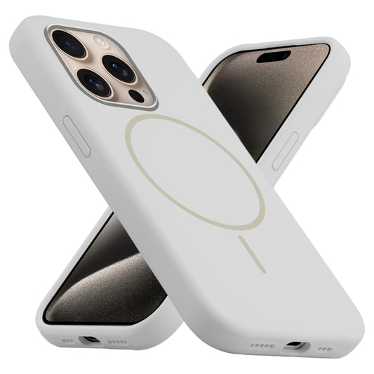 MagSafe Compatible Liquid Silicone Case For Apple iPhone 15 Pro Max