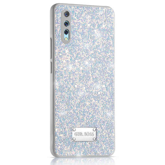 Sparkling Glitter Sequin Case with Camera Shield Back Cover For Vivo S1