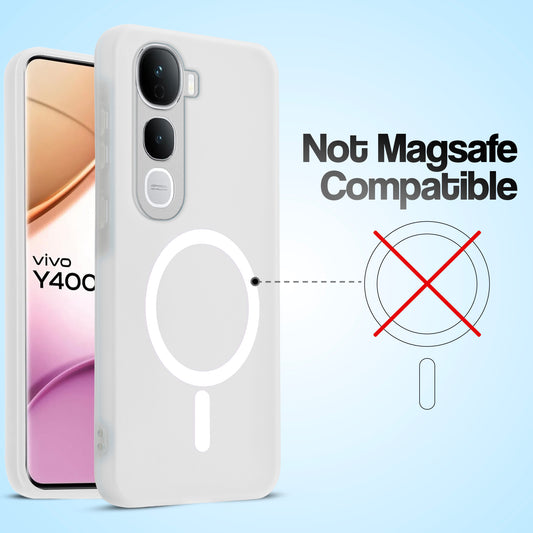 Classic Matte Silicone Back Case for Vivo Y400 Pro 5G