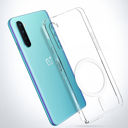 Colored Transparent Anti-Yellowing Magsafe Case For OnePlus Nord 5G