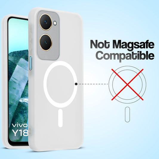 Classic Matte Silicone Back Case for Vivo Y18