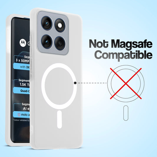 Classic Matte Silicone Back Case for Motorola Moto Edge 60 5G