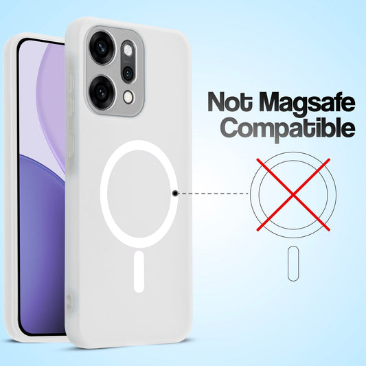 Classic Matte Silicone Back Case (Fake Magsafe) - Images are for reference only. You’ll receive your selected model.