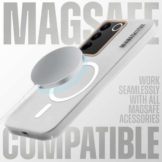 Colorful Frosted Matte MagSafe For Vivo V27 Pro 5G