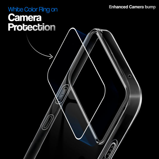 Crystal Clear Anti-Yellow Transparent Back Cover Case With Camera Ring Protection for Nothing Phone 3