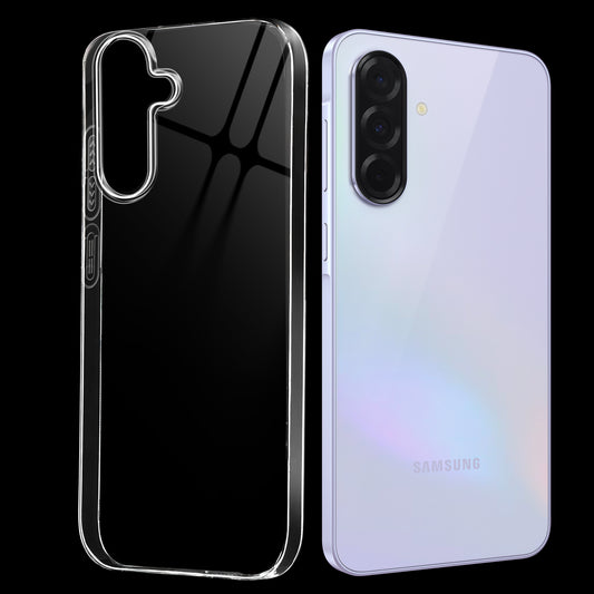 Crystal Shield Hard Case with Anti-Yellowing and Colorful Camera Guard for Samsung A36 5G