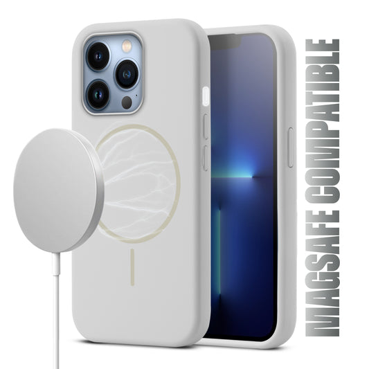 MagSafe Compatible Liquid Silicone Case For Apple iPhone 13 Pro