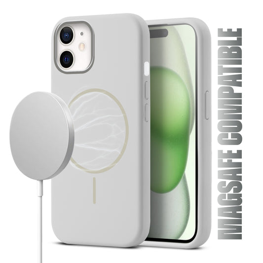 MagSafe Compatible Liquid Silicone Case For Apple iPhone 12