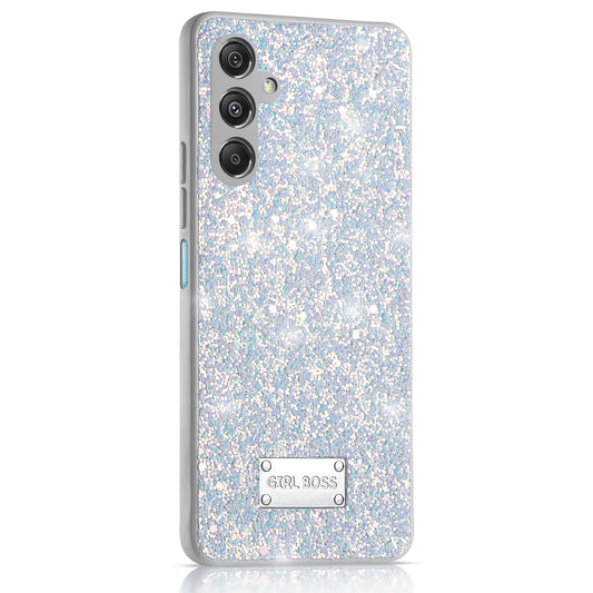 Sparkling Glitter Sequin Case with Camera Shield Back Cover For Samsung F34 5G