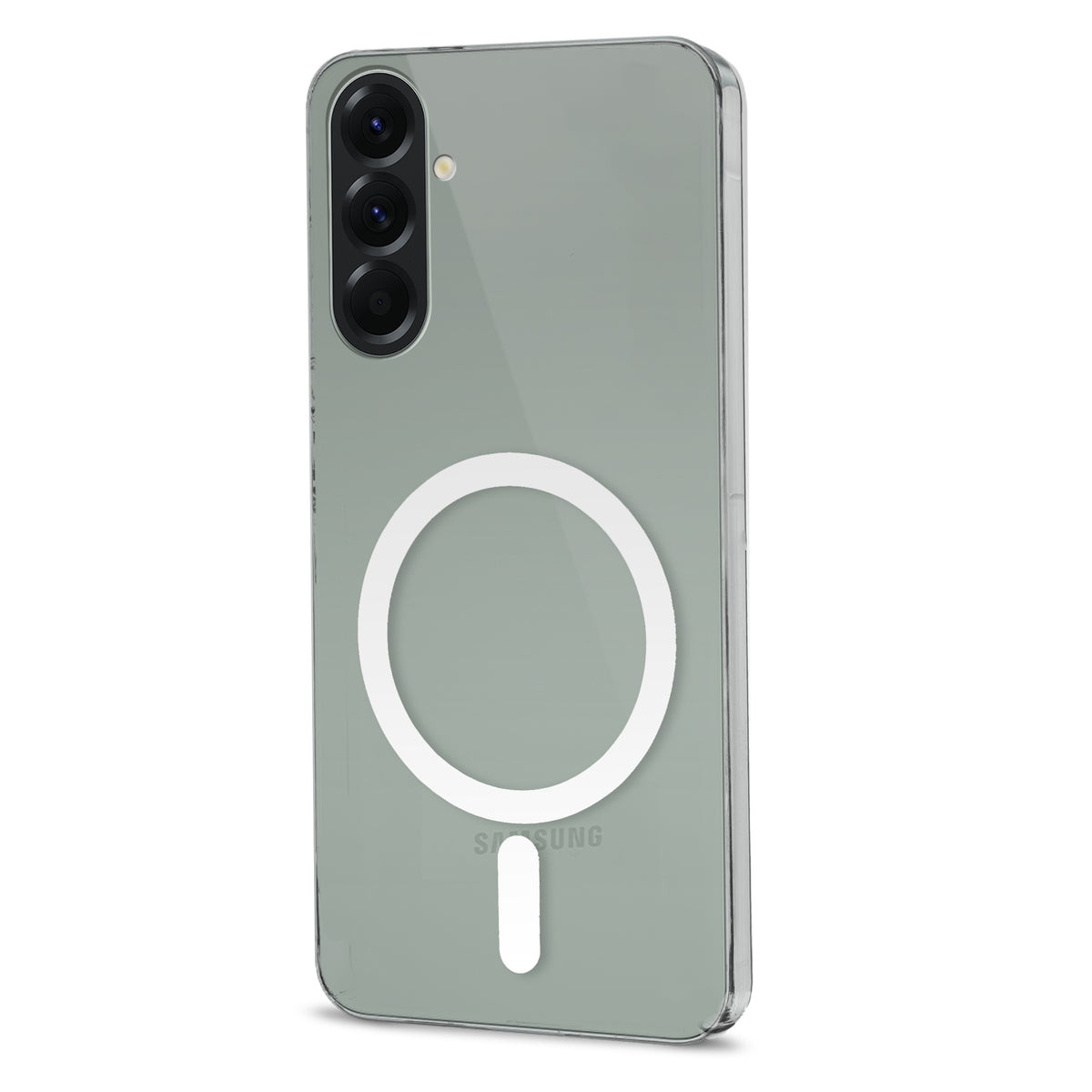 Colored Transparent Anti-Yellowing Magnetic Accessory Support Case For Samsung A56 5G