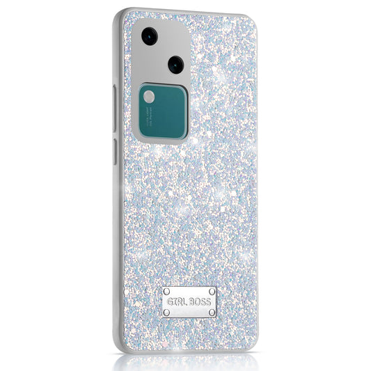 Sparkling Glitter Sequin Case with Camera Shield Back Cover For Vivo V30 5G