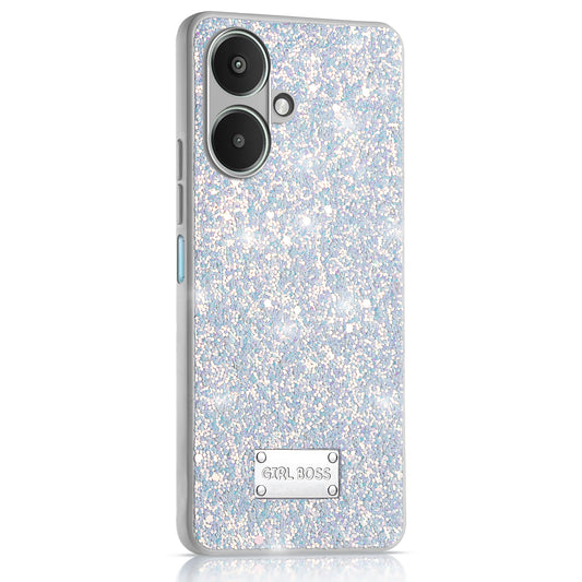 Sparkling Glitter Sequin Case with Camera Shield Back Cover For Redmi 13C 5G