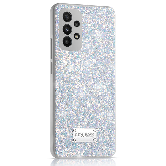 Sparkling Glitter Sequin Case with Camera Shield Back Cover For Samsung A33 5G