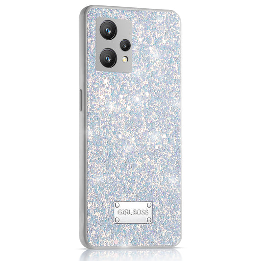 Sparkling Glitter Sequin Case with Camera Shield Back Cover For Realme 9 4G