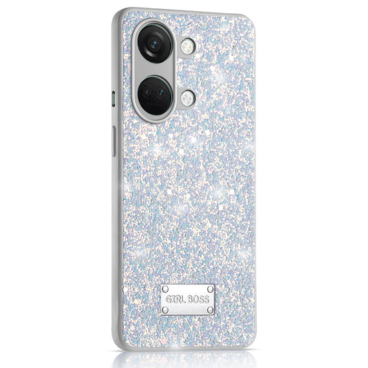 Sparkling Glitter Sequin Case with Camera Shield Back Cover For OnePlus Nord 3 5G