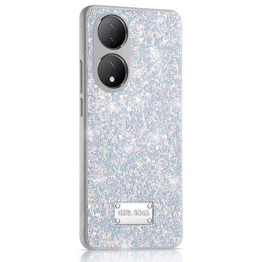 Sparkling Glitter Sequin Case with Camera Shield Back Cover For Vivo T2 5G