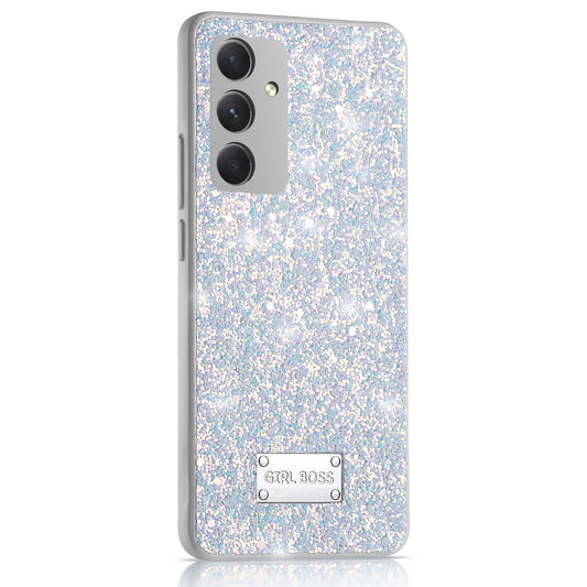 Sparkling Glitter Sequin Case with Camera Shield Back Cover For Samsung A54 5G