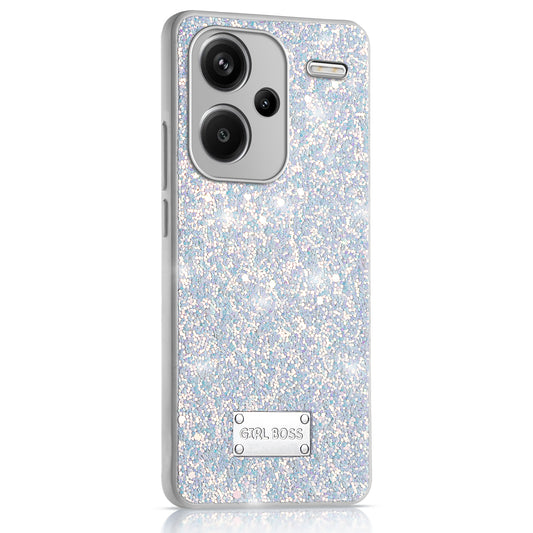 Sparkling Glitter Sequin Case with Camera Shield Back Cover For Redmi Note 13 Pro Plus 5G