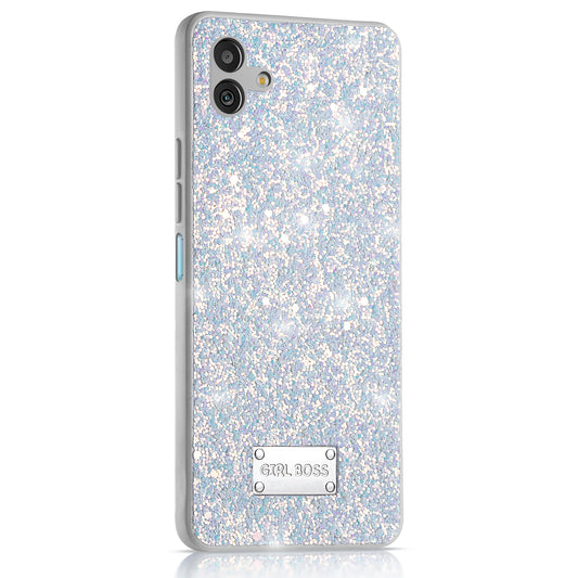 Sparkling Glitter Sequin Case with Camera Shield Back Cover For Samsung M13 5G