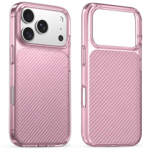 Premium Anti-Yellow Carbon Fiber Case for Apple iPhone 18 Pro with Rigid Build & Raised Camera Protection