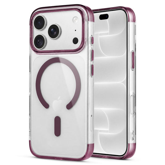 Apple iPhone 18 Pro Case with Anti-Yellow Clear Back, Soft TPU Colored Edges, Camera Protection & MagSafe Compatibility