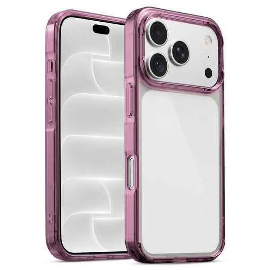 Apple iPhone 18 Pro Case with Transparent Back, Colored & Soft Edges, Hard TPU Back & Camera Protection