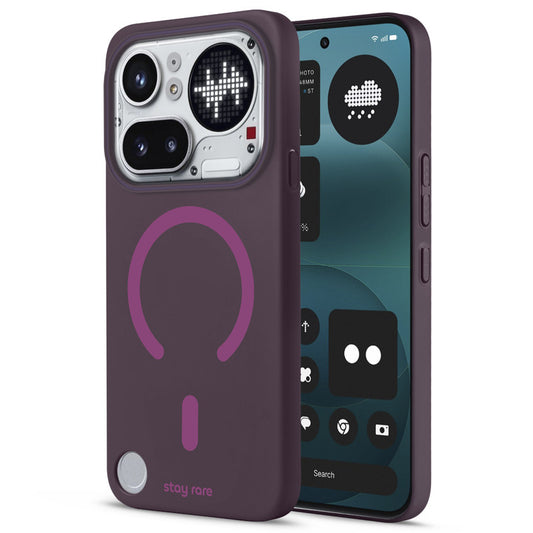 Stay Rare Premium Magnetic Case for Nothing Phone 4A Pro 5G with Raised Camera Protection & Matte Finish