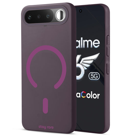 Stay Rare Premium Magnetic Case for Realme 16 5G with Raised Camera Protection & Matte Finish