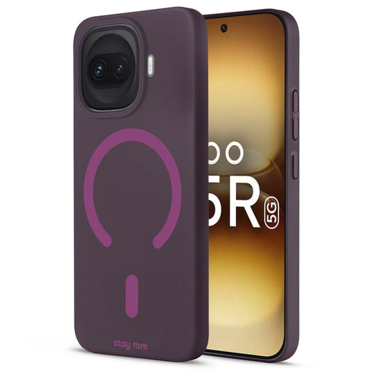 Stay Rare Premium Magnetic Case for iQOO 15R 5G with Raised Camera Protection & Matte Finish
