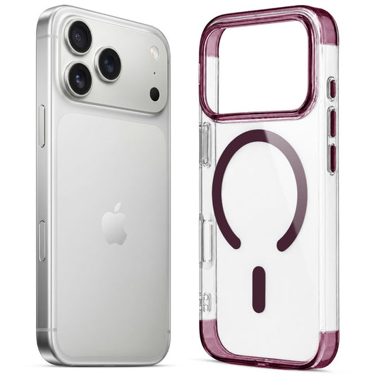 Apple iPhone 18 Pro Max Case with Anti-Yellow Clear Back, Soft TPU Colored Edges, Camera Protection & MagSafe Compatibility