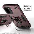 OnePlus 15R 5G case with foldable ring stand for hands-free viewing in kickstand position