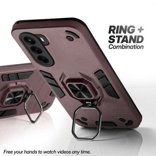 OnePlus Nord CE 6 Lite 5G case with foldable ring stand for hands-free viewing in kickstand position