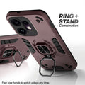 Oppo Reno 16 5G case with foldable ring stand for hands-free viewing in kickstand position