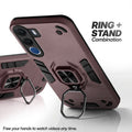 Realme C100x 5G case with foldable ring stand for hands-free viewing in kickstand position