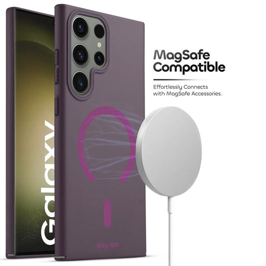 Stay Rare Premium MagSafe Case for Samsung S23 Ultra 5G with Raised Camera Protection & Matte Finish