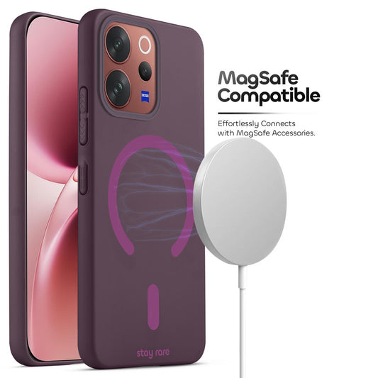 Stay Rare Premium Magnetic Case for Vivo V70 5G with Raised Camera Protection & Matte Finish