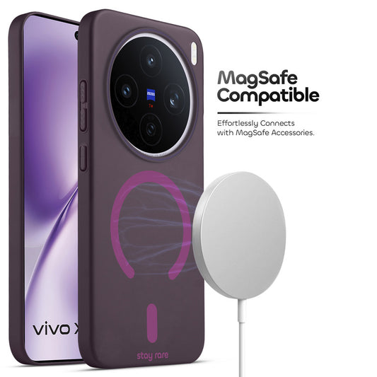 Stay Rare Premium MagSafe Case for Vivo X200T 5G with Raised Camera Protection & Matte Finish
