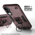 Vivo Y400 5G case with foldable ring stand for hands-free viewing in kickstand position
