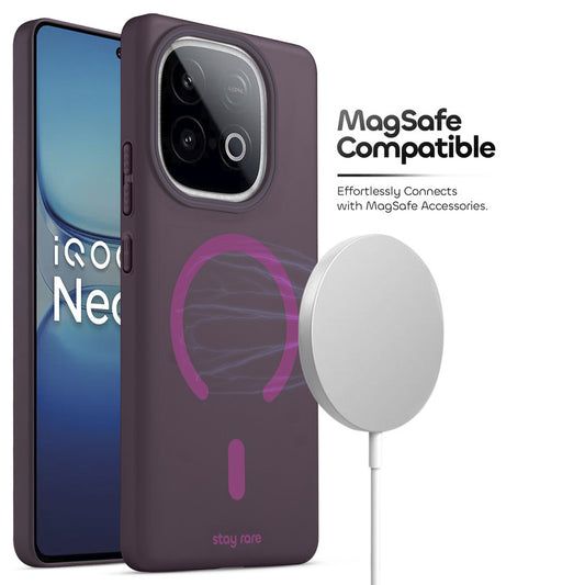 Stay Rare Premium Magnetic Case for iQOO Neo 10 5G with Raised Camera Protection & Matte Finish