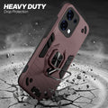 Oppo F31 5G protective case illustrating impact drop protection with an impact-resistant frame.